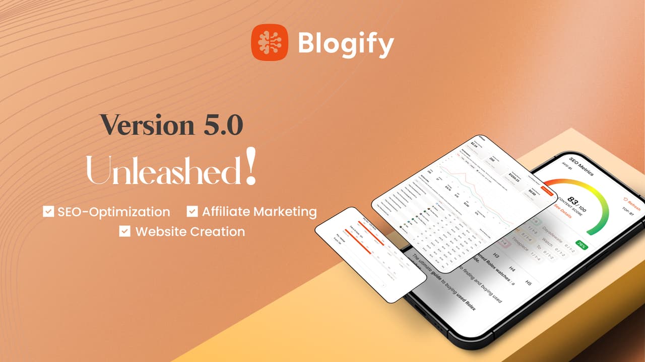 Blogify 5.0: Shaping the Future of Blogging with the Best Ai for Content Writing Cover