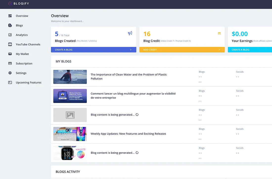 🌟 Unlock Your Content Creation Magic with Blogify! 🪄 Cover