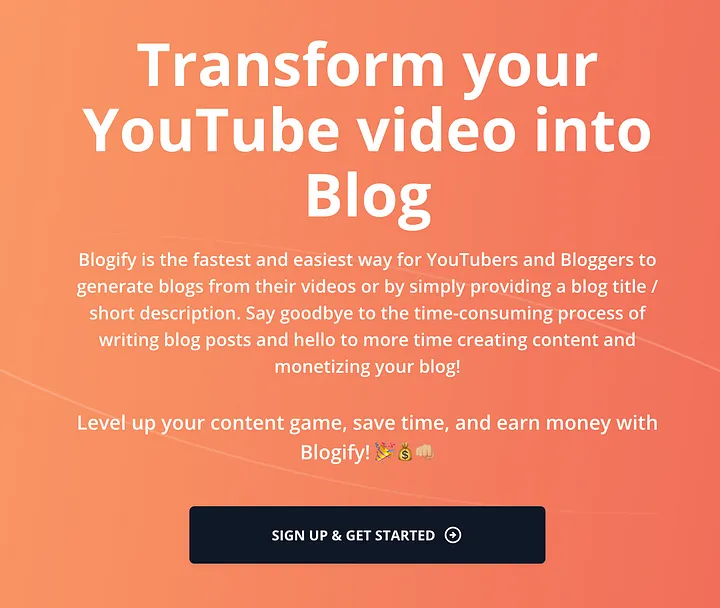 Leverage AI to Turn Your Video into a High-Impact, SEO-Optimized Blog with Blogify.ai Cover