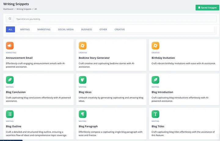 Introducing Blogify's Writing Snippets 1.0: A New Era in Content Creation Cover