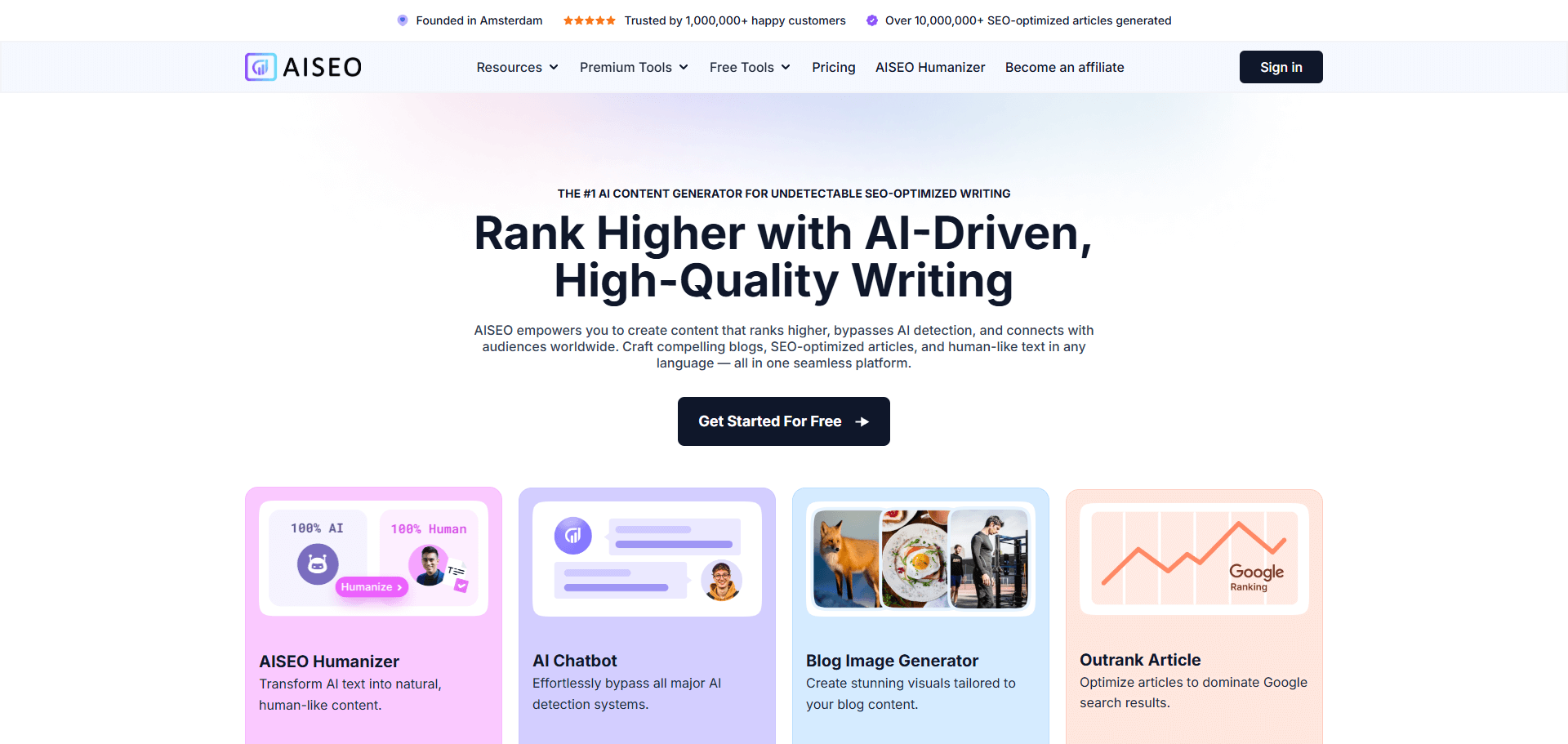 Competitor product screenshot