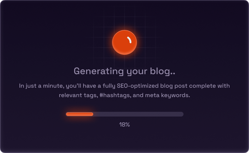 Generate Your Blog image