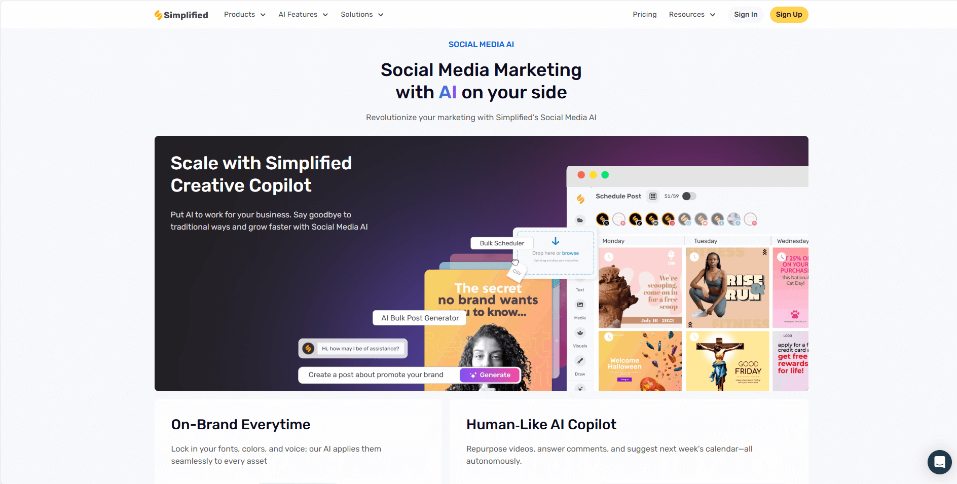 Competitor product screenshot